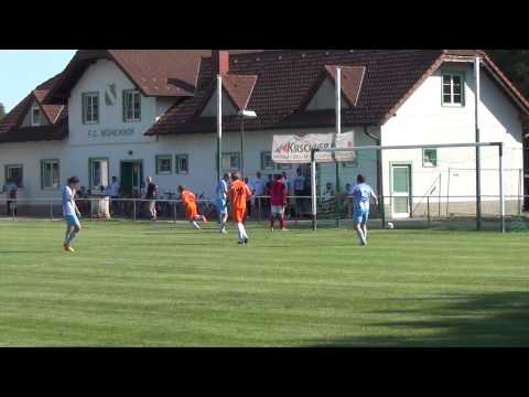 Dominik Heinrich erhöht in der 34. Minute auf 0:2