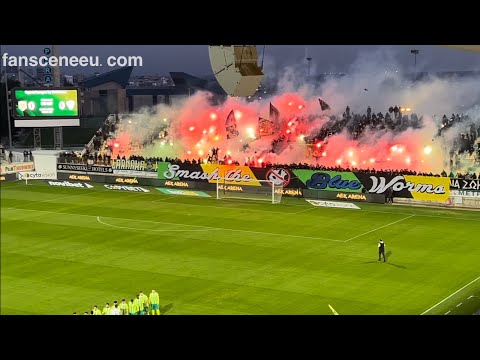 AEK LARNACA - Anorthosis (04.01.2026) pyro & support 