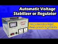 Automatic Voltage Stabilizer or Regulator Sri Lanka | Unitec Stabilizer | AVR 500W to 5000W