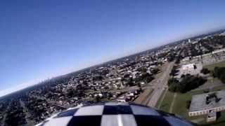 preview picture of video 'RC Airplane Flight Footage - Elevator Control Arm Failure'