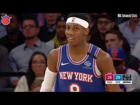 RJ Barrett, Frank Ntilikina Take Down The Rockets! | TKW Highlights | The Knicks Wall