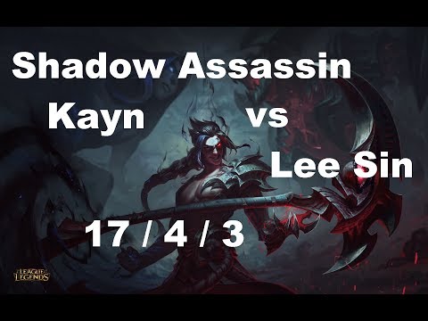 Kayn vs Lee Sin 17/4/3 - Platinum Flex Queue (Full gameplay)