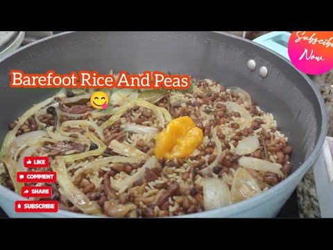 YOU ASK AND I DELIVERED REQUESTED 🤔BAREFOOT RICE AND PEAS(COW PEAS) 🤤