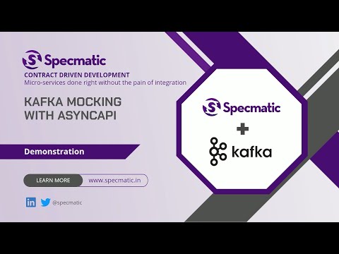 Kafka Mocking with AsyncAPI using Specmatic