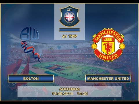 AFL. England. Premier League. 21 Tour. Bolton - Manchester United