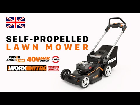 WORX WG749E self-propelled lawnmower    UK