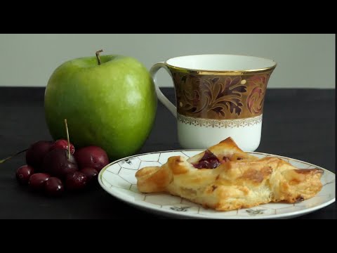 How to make Danish Pastries | Pastries with Cream cheese & Fruit Compote | ASMR Baking