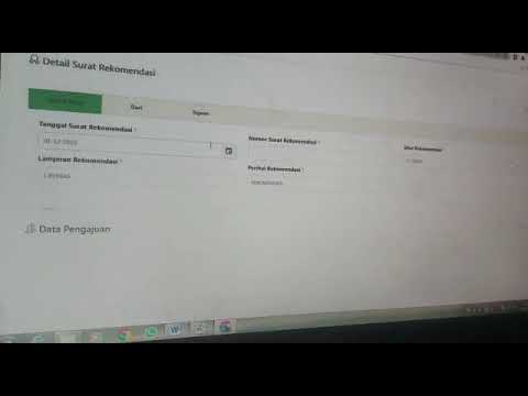 TUTORIAL MEMBUAT REKOMENDASI NIKAH DI SIMKAH WEB