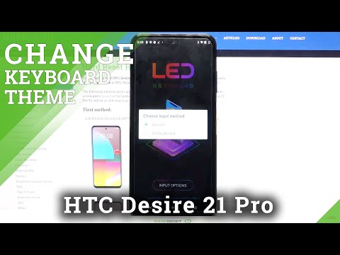 HTC Desire 21 Pro and Keyboard Style - Apply LED Keyboard