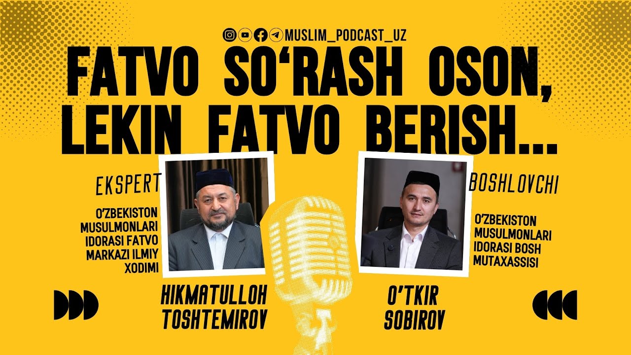 FATVO SOʼRASH OSON, LEKIN FATVO BERISH...⚡️