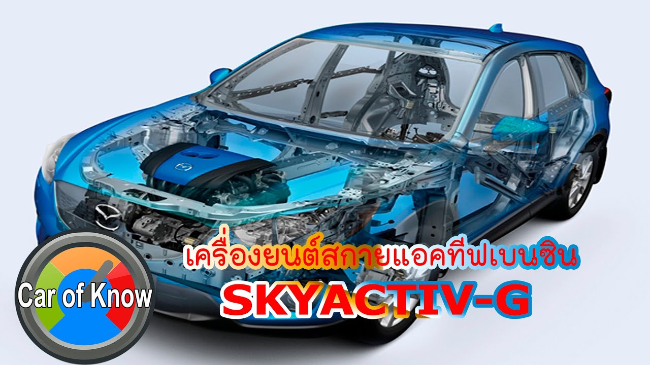 เครื่องยนต์สกายแอคทีฟเบนซิน SKYACTIV‎-G เจนเนอร์เรชั่นใหม่ | Car of Know