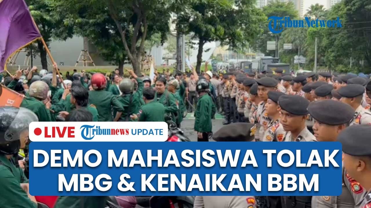 LIVE: Aliansi Mahasiswa Kembali Kepung Jakarta dalam Demo Kritik Kebijakan Pemerintah Prabowo