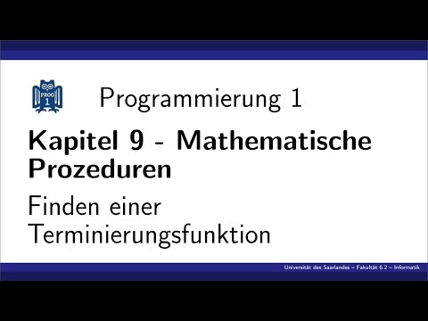 [K9] Finden einer Terminierungsfunktion