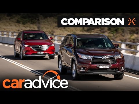 Comparison: 2017 Mazda CX-9 v Toyota Kluger (Highlander) | CarAdvice