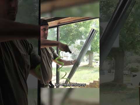 Step-by-Step guide on how to Reverse roll window film #diy #windowtint