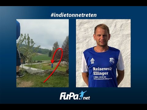 #indietonnetreten Alex Graf (TSV Preying) trifft "bergab" aus 30m