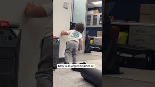 Download lagu Baby G Spies on His Uncles… and Gets Caught! 😂👶👀 mp3