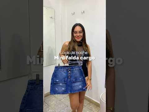 LOOK DE NOCHE✨ con mini #falda   #jeanslevantacola #outfitideas