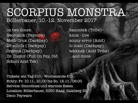 Dr. ZizmiR @ Scorpius Monstra 2017 Old School Acid Hard Tekno (DJ-Set) 160 Bpm