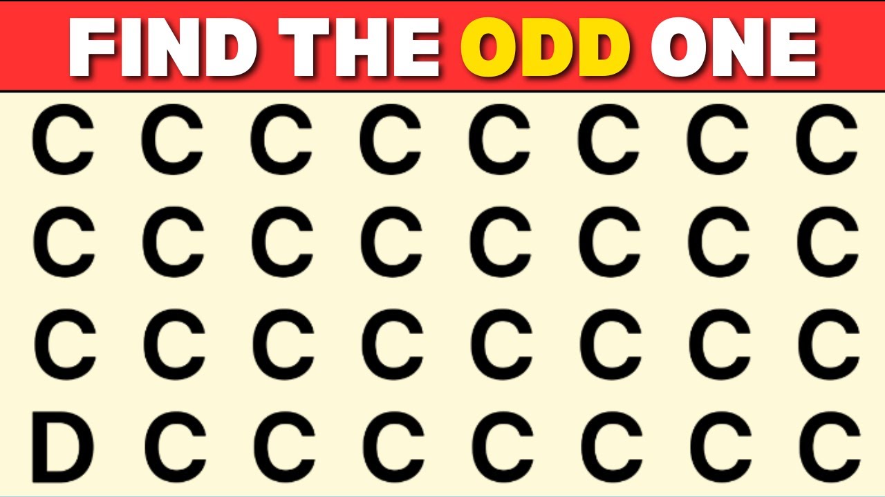99% FAIL THIS! Can You Spot the Odd One Out in 6 Seconds 🔍