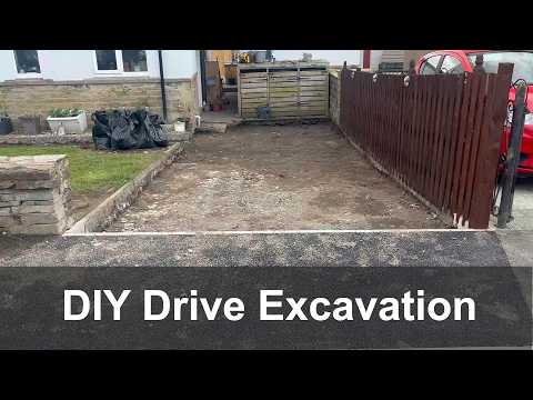 Driveway Excavation Without a Digger – Full DIY Process