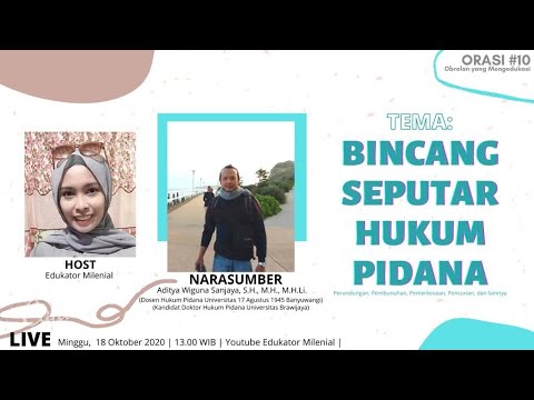 Bincang Seputar Hukum Pidana