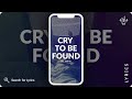 Del Amitri - Cry To Be Found (Lyrics for Mobile)