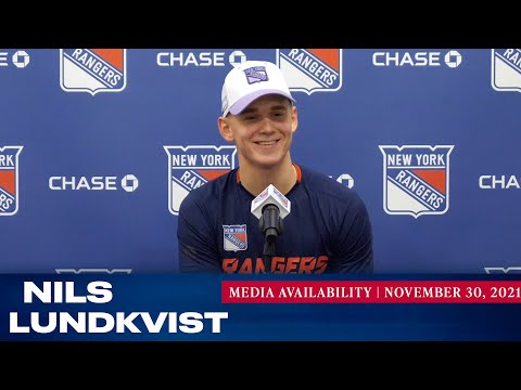 New York Rangers: Nils Lundkvist Media Availability | Nov. 30, 2021
