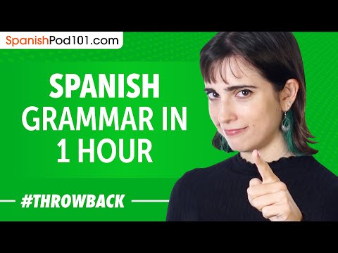 Spanish Grammar in 1 Hour
