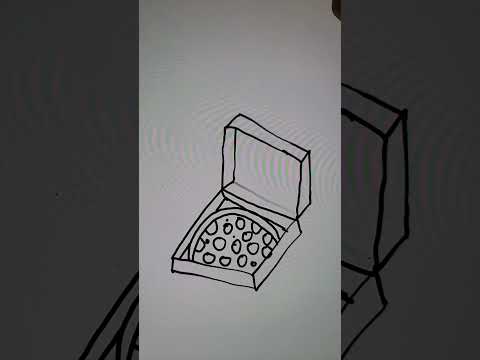 How To Draw A Pizza Box