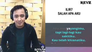 Download lagu SALAH APA AKU ILIR7 karaoke duet bareng artis Revz GNF mp3