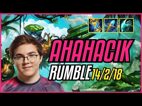 AHAHACIK - RUMBLE vs JINX JUNGLE - EUW MASTER - PATCH 11.9