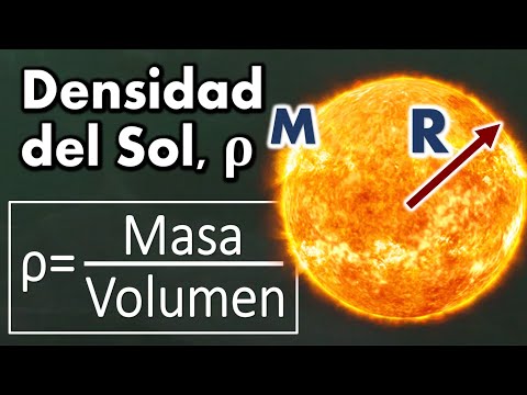 Cálculo de la densidad del Sol