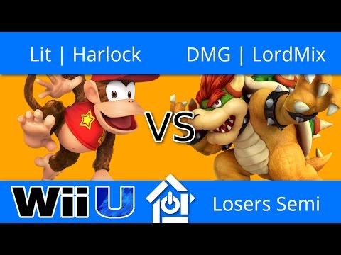 Marietta Smash Kings 1/02/2017 - Lit|Harlock (Diddy K) vs DMG|LordMix (Bowser) - Smash 4 Loser Semis