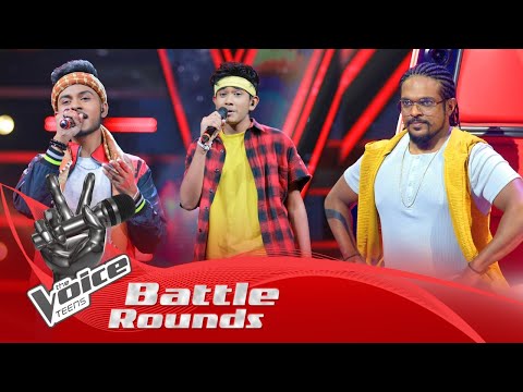 The Battles : Chavindu Chameen V Danuk Lamasuriya | Dasin Pa (දෑසින් පෑ) | The Voice Teens Sri Lanka