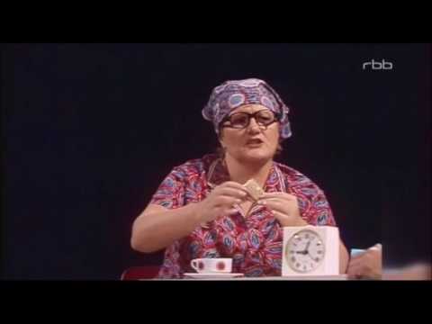 Helga Hahnemann und Herbert Köfer als Traudel Schulze und Hugo im  "Kessel Buntes" 1981