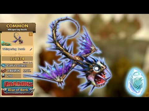 Whispering Death - Titan Mode Max Level 134 | Dragons: Rise of Berk