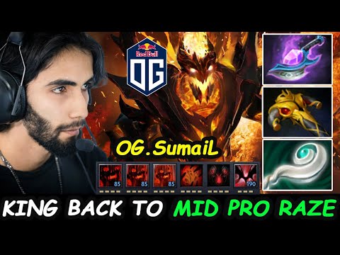 OG SumaiL Shadow Fiend - How To outplay Enemy 7.30 Signature SF Pro Raze KING OF MID Dota 2 Gameplay