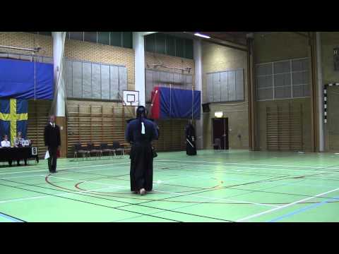 Kendo SM 2014, Men, Pool - E.Samuelsson(White) vs J.Sato(Red)