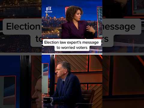 Election law expert's message to worried voters