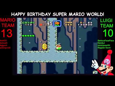 Super Mario World 96 Exit Team Battle - Part 1/2