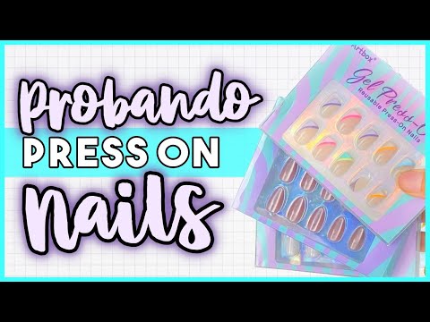 ¡POR PRIMERA VEZ! · USANDO UÑAS A PRESIÓN · BTArtBox