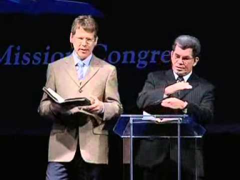 Louis Torres on Being Cleansed Morgenansprache Donnerstag 1 Nov 2007