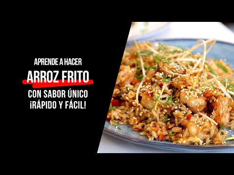 Aprende a Hacer Arroz Frito con Sabor Único ¡Rápido y Fácil!