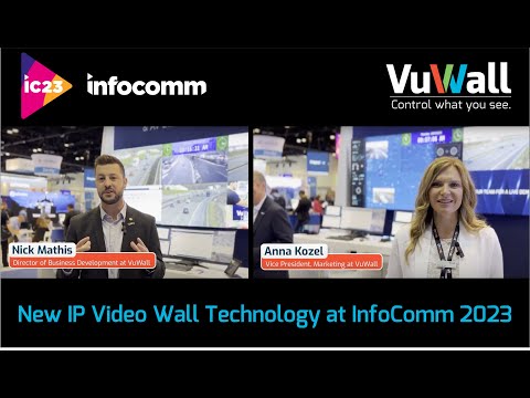 VuWall Introduces New IP Video Wall Technology at InfoComm 2023