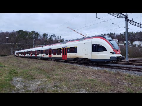 4K [Cab-ride] Neuchâtel - Bienne, en cabine d'une Flirt France (RABe 522)