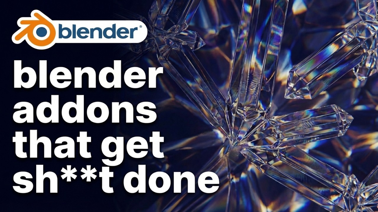 Best addons for getting sh*t done in blender
