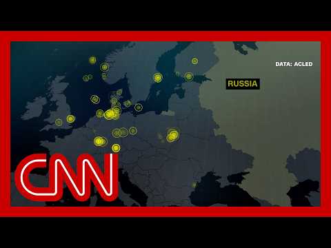 Russian-linked ships spotted in Europe where drone activity has been flagged