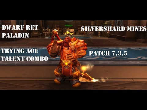 Dwarf Ret Paladin PVP BG 7.3.5 - Trying AoE Talent Combo
