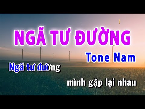 Ngã Tư Đường Karaoke Tone Nam | Huy Hoàng Karaoke